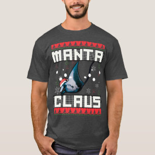 Manta Claus Meerestiere Schneeflocken Herzchen Roc T-Shirt