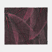 Manta de forro polar hojas de árbol fleecedecke (Vorderseite (Horizontal))