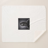 Manta de forro polar, santa muerte, la santa sherpadecke (Vorderseite (Horizontal))