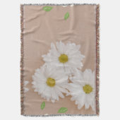 "manta de margaritas veige y marron" decke (Vorderseite Vertikal)