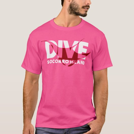Manta Diving Socorro Island Mexiko T-Shirt (Vorderseite)