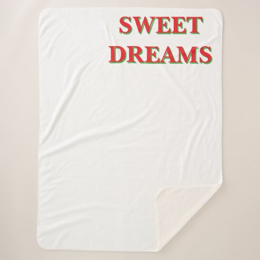 Manta Dulce Sueño Noche Tranquila Descanso Sherpadecke (Vorderseite)
