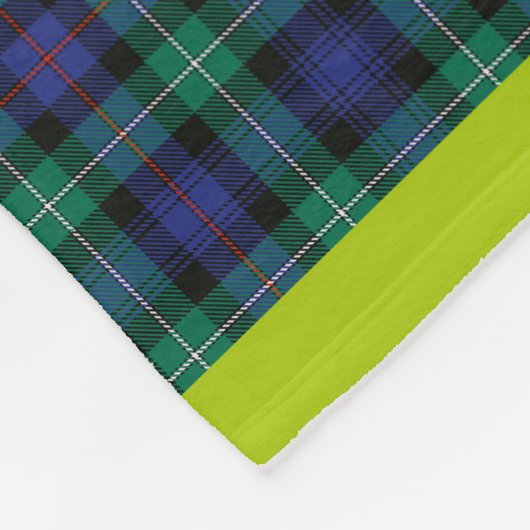 Manta estampado escocés fleecedecke (Ecke)