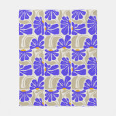 Manta Flower Fleecedecke (Vorderseite)