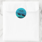 Manta Invasion Runder Aufkleber (Tasche)