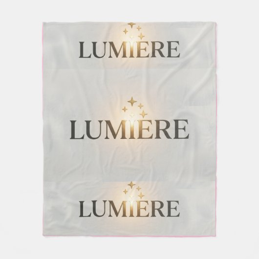 MANTA LUMIERE  FLEECEDECKE (Vorderseite)
