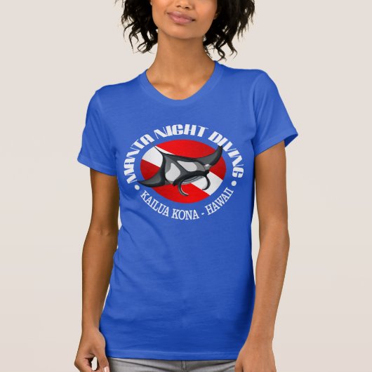 Manta Night Diving (Kailua Kona) T-Shirt (Vorderseite)