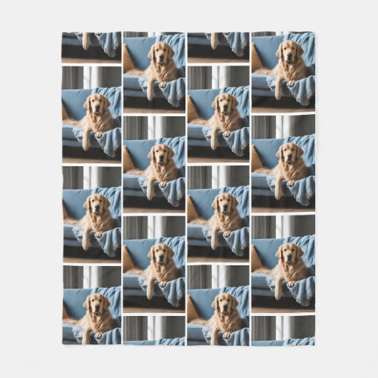 Manta personalizada con foto de perro fleecedecke (Vorderseite)