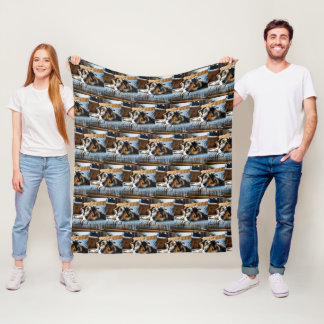 Manta personalizada con foto de perro fleecedecke
