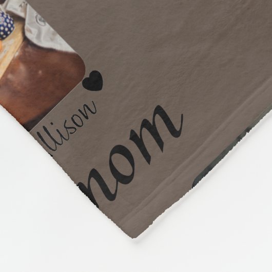 Manta personalizada de mama con hijos fleecedecke (Ecke)