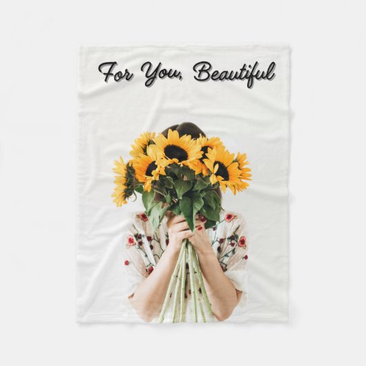 Manta polar Girasoles Fleecedecke (Vorderseite)