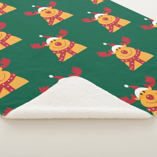 Manta Polar "Reno Nariz Roja" Sherpadecke (3/4)