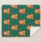 Manta Polar "Reno Nariz Roja" Sherpadecke (Vorderseite (Horizontal))