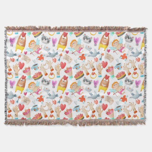 Manta polar San Valentín Decke (Vorderseite)