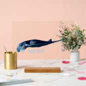 Manta Ray Acrylschild (Hochzeit)