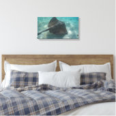 MANTA RAY AUF LEINWAND 20 "x 16" (Insitu (Schlafzimmer))