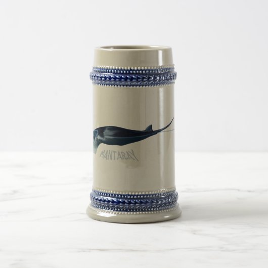 Manta Ray Bierglas (Mittel)