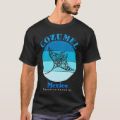 Manta Ray Cozumel Mexico Ocean T-Shirt (Vorderseite)