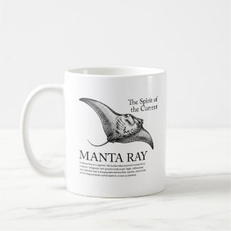Manta Ray - Der Geist der Strömung Vintage Kaffeetasse