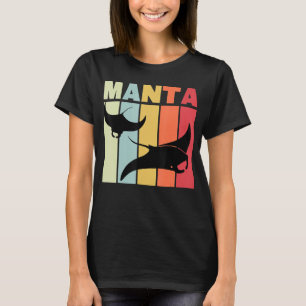 Manta Ray Devil Ray Stingray Diver Sea Creation T-Shirt
