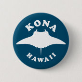 Manta Ray Diving in Kona, Hawaii Button (Vorderseite)