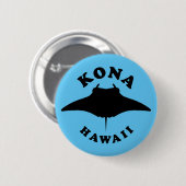 Manta Ray Diving in Kona, Hawaii Button (Vorne & Hinten)