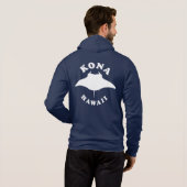 Manta Ray Diving in Kona, Hawaii Hoodie (Schwarz voll)