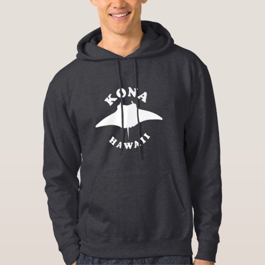 Manta Ray Diving in Kona, Hawaii Hoodie (Vorderseite)
