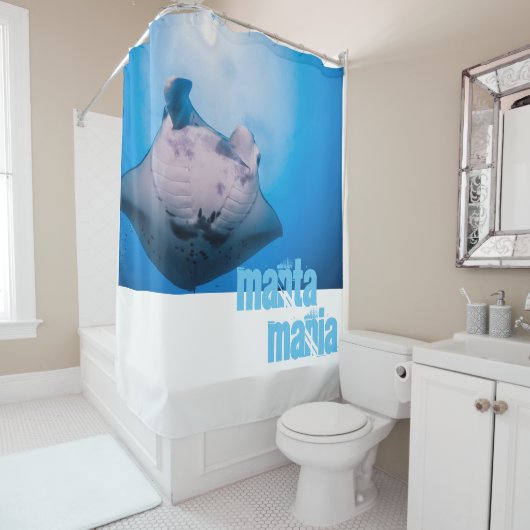 Manta ray duschvorhang (Beispiel)