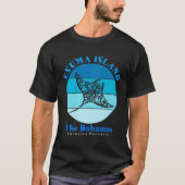 Manta Ray Exuma Island Bahamas Ocean T-Shirt (Vorderseite)