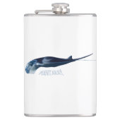 Manta Ray Flachmann (Vorderseite)