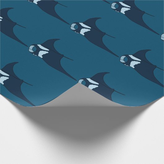 Manta Ray Geschenkpapier (Ecke)