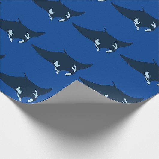 Manta Ray Geschenkpapier (Ecke)