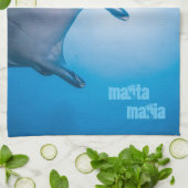 Manta ray geschirrtuch (Gefaltet)