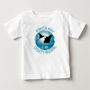Manta Ray ist mein Geistestier Baby T-shirt