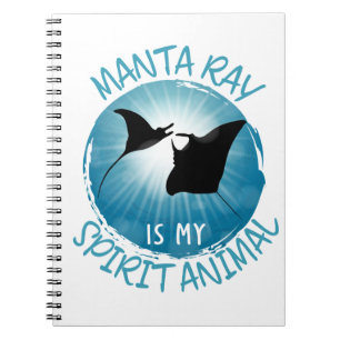 Manta Ray ist mein Geistestier Notizblock