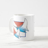 Manta Ray Kaffeetasse (Vorderseite Links)