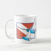 Manta Ray Kaffeetasse (Links)