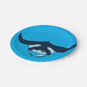 Manta Ray Pappteller (Schrägansicht)