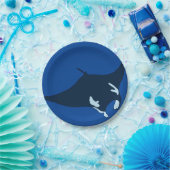 Manta Ray Pappteller (Party)