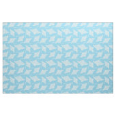Manta Ray Pattern Tribal Tattoo Style Blau Weiß Stoff (Fat Quarter (45,7 x 55,9 cm))