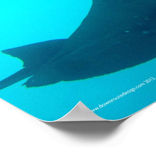 Manta Ray Poster (Ecke)