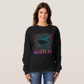 Manta Ray Retro Sweatshirt (Vorne ganz)