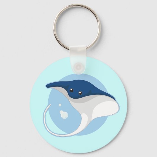 Manta Ray Schlüsselanhänger (Vorderseite)