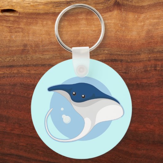 Manta Ray Schlüsselanhänger (Vorderseite)