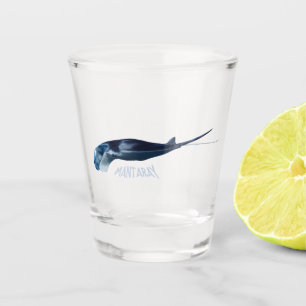 Manta Ray Schnapsglas