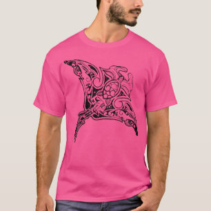 Manta Ray Sea Turtle Surf Surfer Ocean Scuba Divin T-Shirt