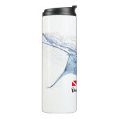 Manta Ray Silhouette mattierte Tasse (Nach links gedreht)