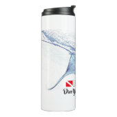 Manta Ray Silhouette mattierte Tasse (Nach links gedreht)