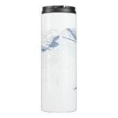 Manta Ray Silhouette mattierte Tasse (Rückseite)